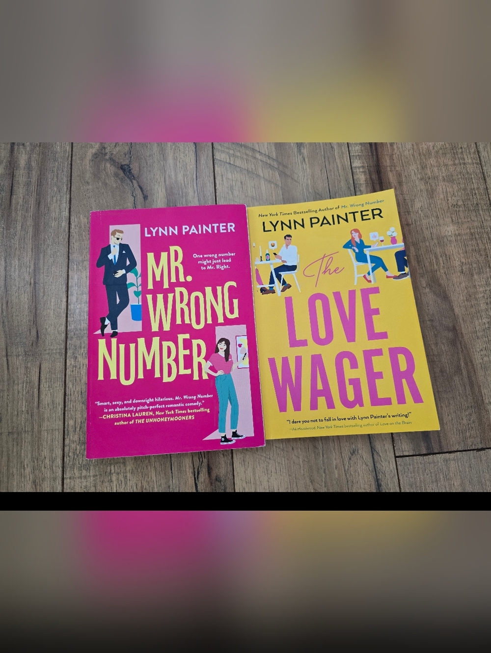 Lynn Painter Books Mr. Wrong Number And Love Wager